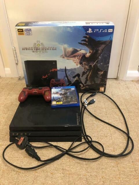 Limited edition ps4 1tb pro with games