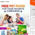 Get samples of pet food 