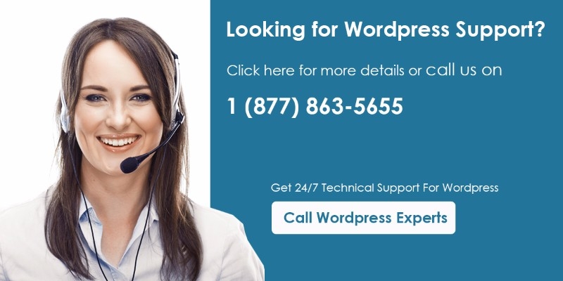 WordPress Tech Support Phone  Number 1 877 863 565