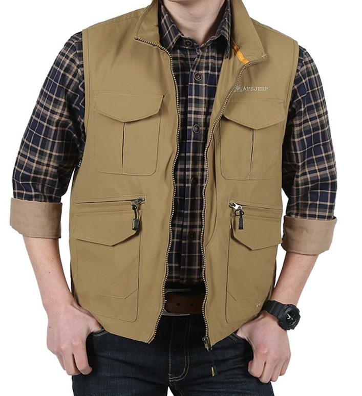 Hunting Vest, Safety Vest, Fishing Vest, Gillet