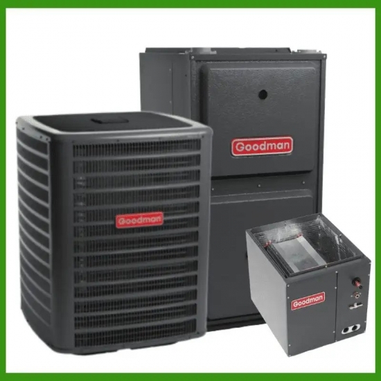 Goodman 5 Ton 14.5 SEER 100000 BTU 80% AFUE Up-Flo