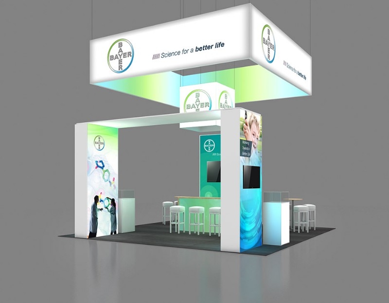 20x20 Trade Show Booth Rental in Las Vegas