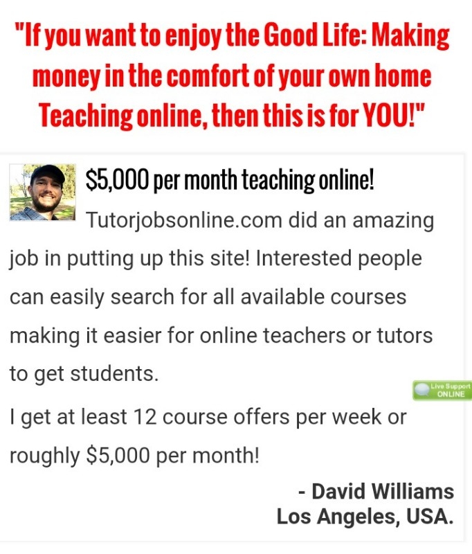 Tutor Jobs Online From Home