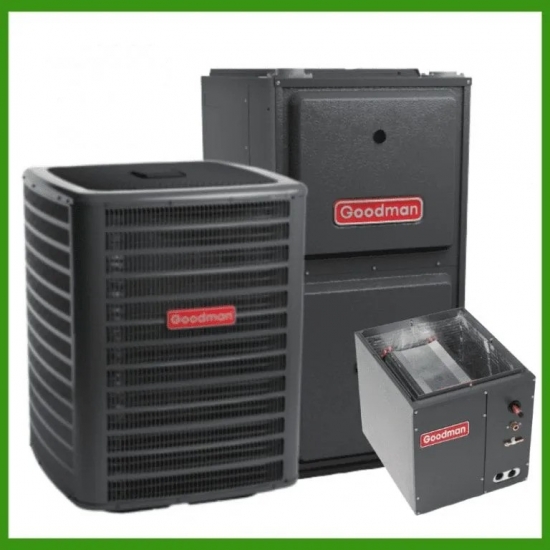   Goodman 2 Ton 14.5 SEER 40000 BTU 80% AFUE Horiz