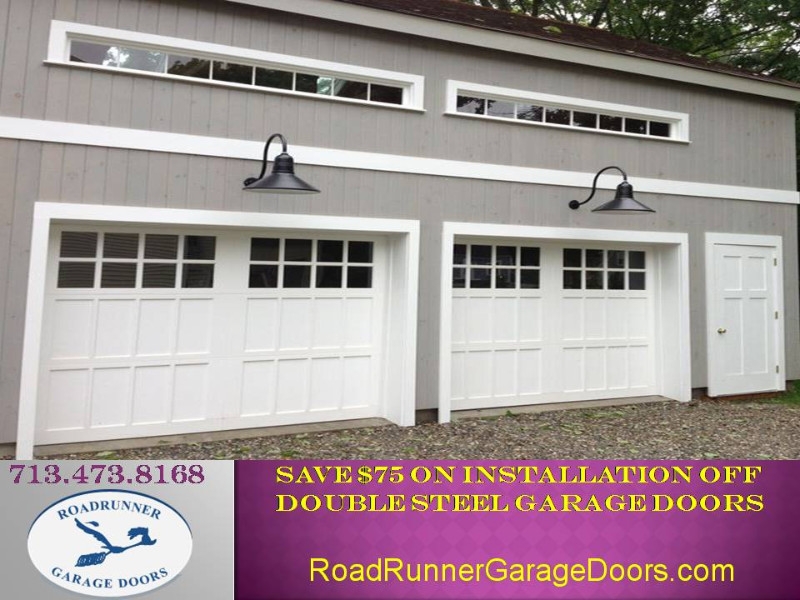 SAVE $75 ON Installation off Double Steel Garage 