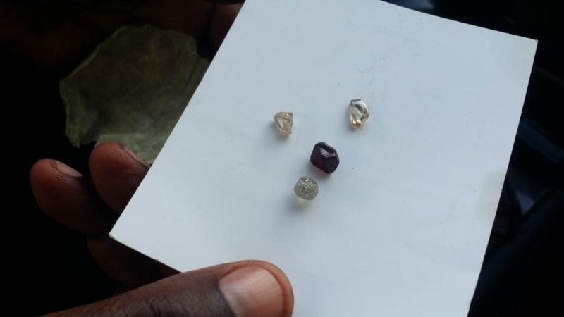 Rough Natural Diamonds 