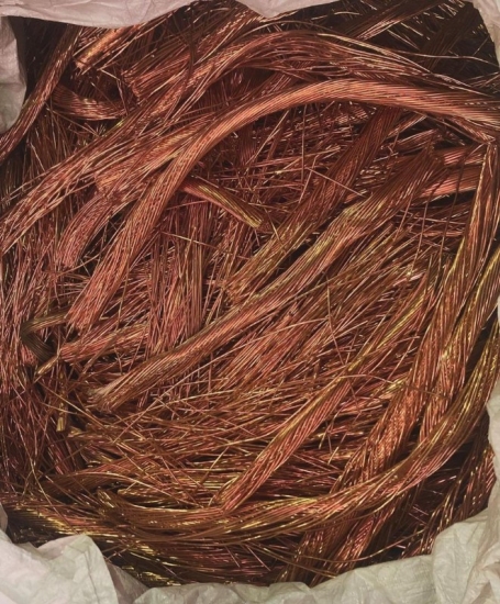 Copper wire scrap and copper cathode