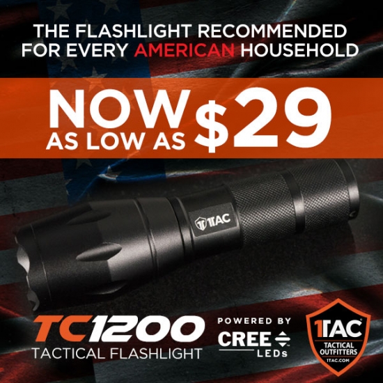 The Bright TC1200 Flashlight To Light Up Your  Eve