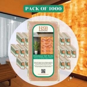 Himalayan Pink Salt Tiles 8 x 4 x 1 | Pack of 1000